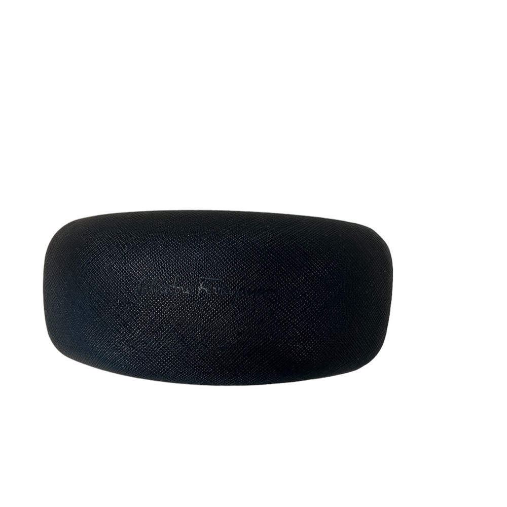 Salvatore Ferragamo hard shell sunglasses case black NWOT